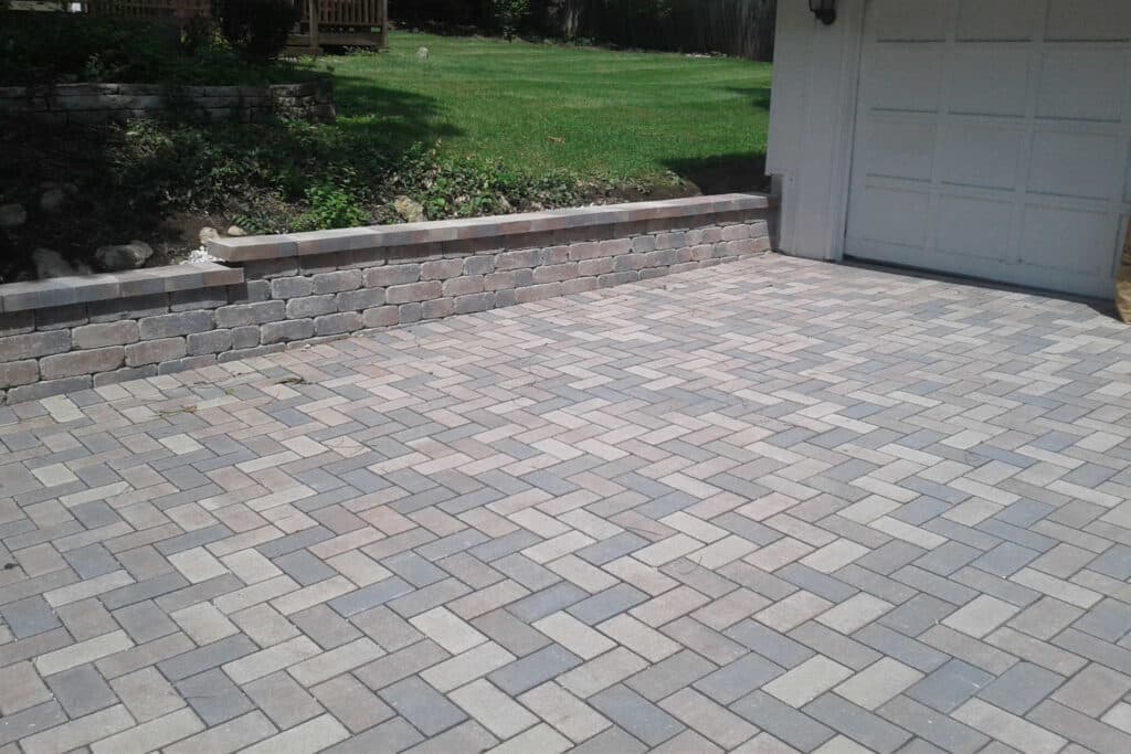 Driveway installation from Narnia Landscaping, West Chicago, IL